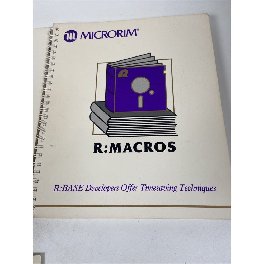Microrim R:BASE 3.0 3.1 Manual Lot R:Tools R:Macros R:Partner Database Software - Picture 4 of 13